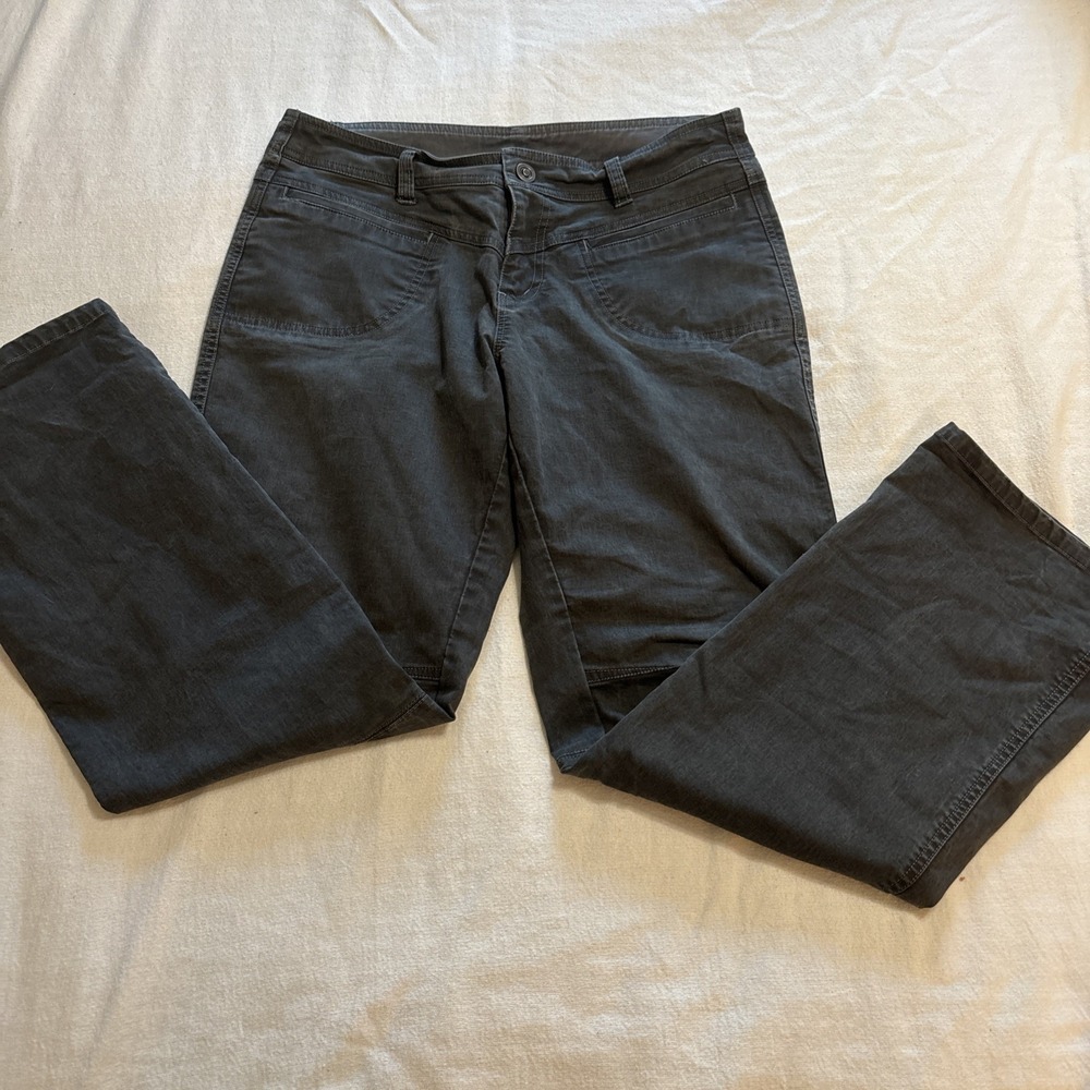 Kuhl Pants Women's 10P Grey Double Knee Performance Hike Gorpcore Outdoor 108846